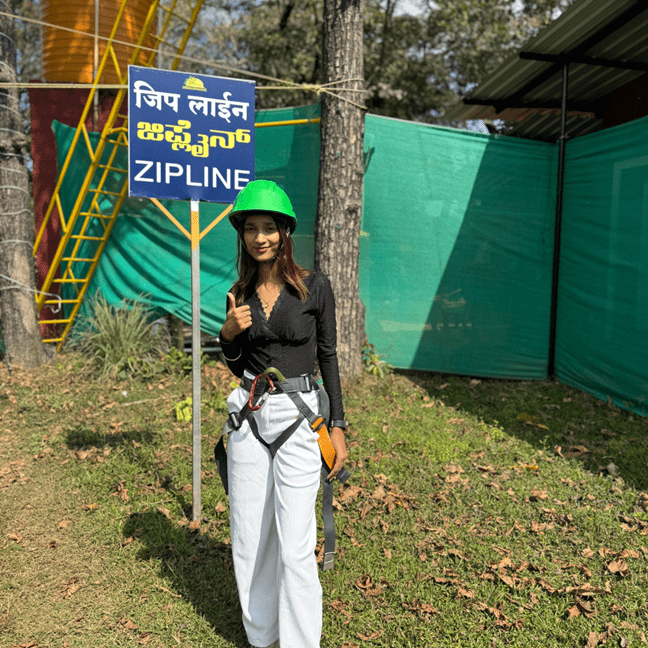 jungle stay resort in dandeli - jipline